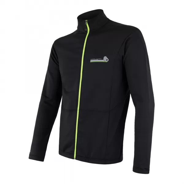  Pánská sportovní bunda SENSOR PROFI M 17200080 ČERNÁ 