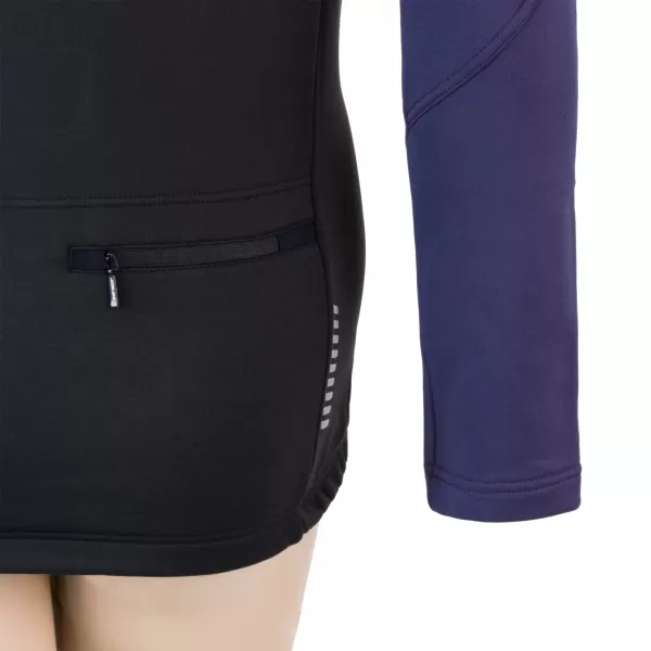  Dámská sportovní bunda SENSOR PROFI W 17200083 ČERNÁ/FIALOVÁ 