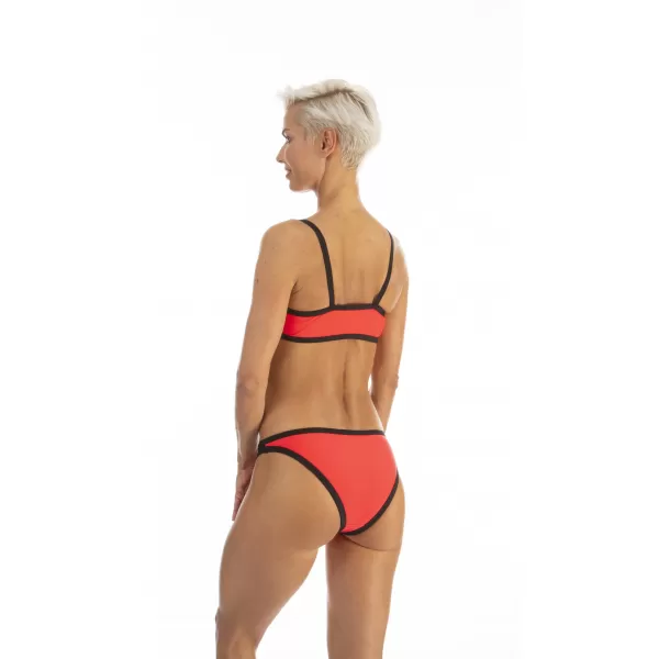  Dámské plavky - spodní díl NORDBLANC NAUGHTY NBSSS6764B FLUORESCENTNÍ RŮŽOVÁ 