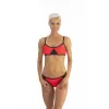 Dámské plavky - spodní díl NORDBLANC NAUGHTY NBSSS6764B FLUORESCENTNÍ RŮŽOVÁ