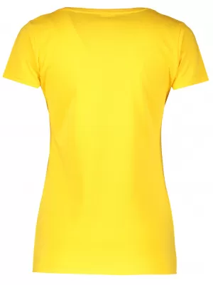 Dámské tričko FRUIT OF THE LOOM LADY FIT V-NECK SUNFLOWER