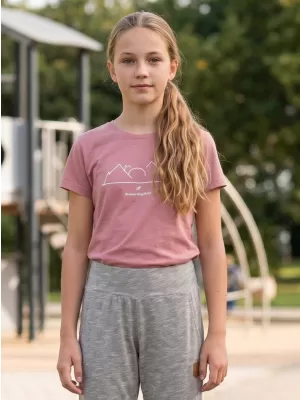 Dívčí 3/4 kalhoty SAM 73 GS 510 SVĚTLE ŠEDÁ