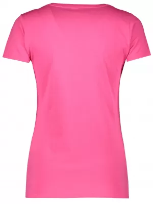 Dámské tričko FRUIT OF THE LOOM LADY FIT V-NECK FUCHSIA