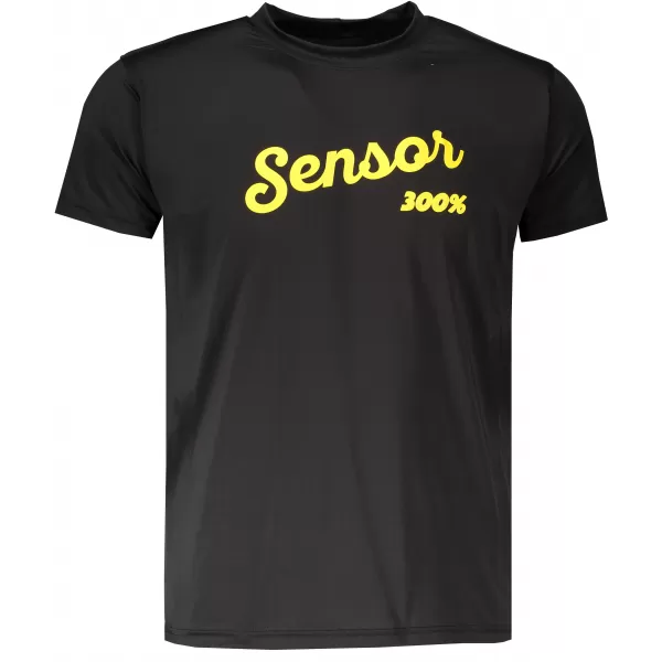  Pánské triko s krátkým rukávem SENSOR COOLMAX FRESH PT LOGO 18100030 ČERNÁ 