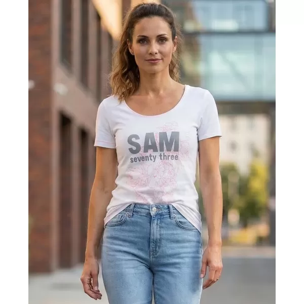  Dámské triko SAM 73 JAMINA 2 LTSL360 BÍLÁ 
