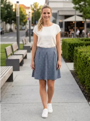 Dámská sukně SAM 73 LORA LSKL123 DENIM