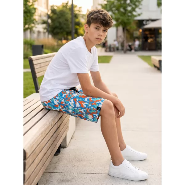  Chlapecké 3/4 kraťasy SAM 73 ALEXIS KPAL107 MODRÁ 