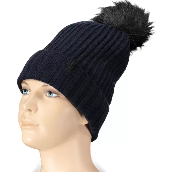  Dámská zimní čepice ICEPEAK ILA 55812578390 DARK BLUE 