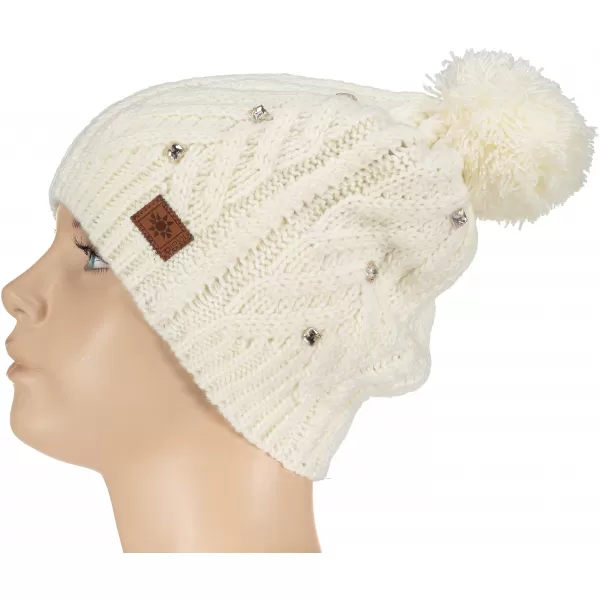  Dámská zimní čepice TORSTAI PAOLA 41901275010 NATURAL WHITE 