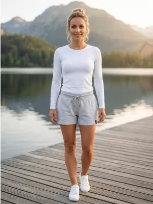 Dámské kalhoty SAM 73 LEXA LPAL271 SVĚTLE ŠEDÁ