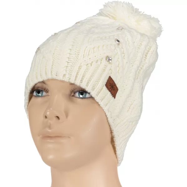  Dámská zimní čepice TORSTAI PAOLA 41901275010 NATURAL WHITE 