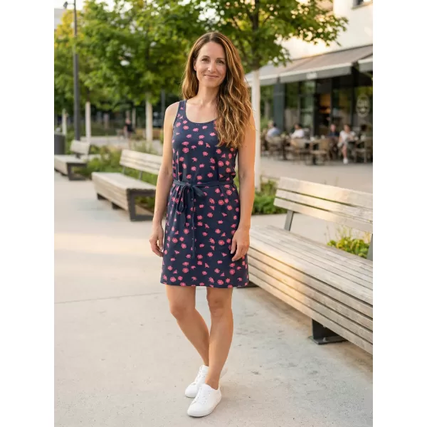  Dámské šaty ALTISPORT BEGONIA LSKN197 TMAVĚ MODRÁ 
