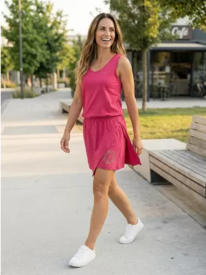 Dámské šaty ALTISPORT TULDA LSKN196 RŮŽOVÁ