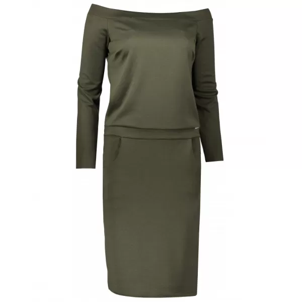  Dámské šaty NUMOCO A225-1 KHAKI 