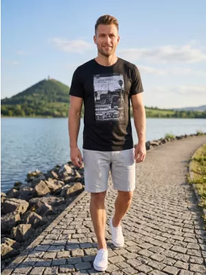 Pánské triko SAM 73 WALTYR MTSN393 ČERNÁ