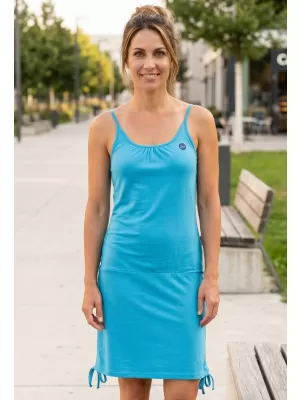Dámské šaty SAM 73 WZ 758 NEON MODRÁ