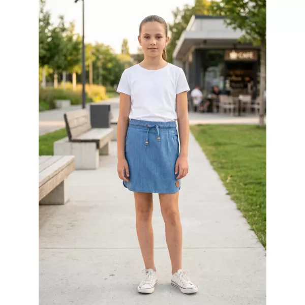  Dívčí sukně SAM 73 GZ 514 SVĚTLÁ DENIM 