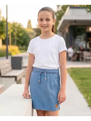 Dívčí sukně SAM 73 GZ 514 SVĚTLÁ DENIM