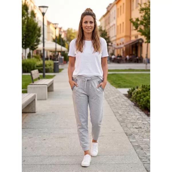  Dámské 3/4 kalhoty SAM 73 EFRENA LPAN326 SVĚTLE ŠEDÁ 