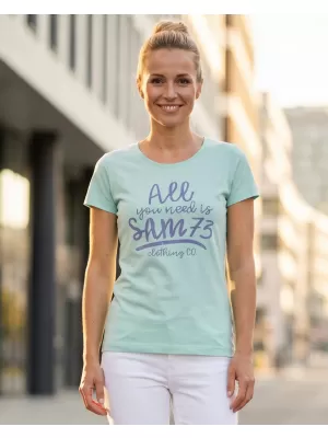 Dámské triko SAM 73 KYRINA LTSN476 MODRÁ