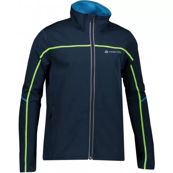  Dětská softshellová bunda ALPINE PRO TECHNICO KJCN137 MODRÁ 