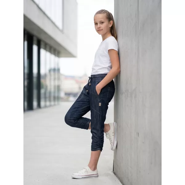  Dívčí 3/4 kalhoty SAM 73 GS 516 TMAVÁ DENIM 