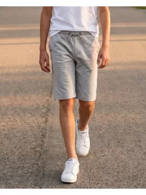 Dětské šortky SAM 73 BILLIO KPAN144 SVĚTLE ŠEDÁ