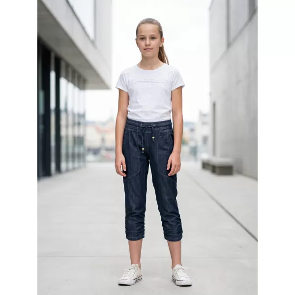  Dívčí 3/4 kalhoty SAM 73 GS 516 TMAVÁ DENIM 