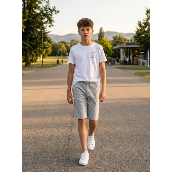  Dětské šortky SAM 73 BILLIO KPAN144 SVĚTLE ŠEDÁ 