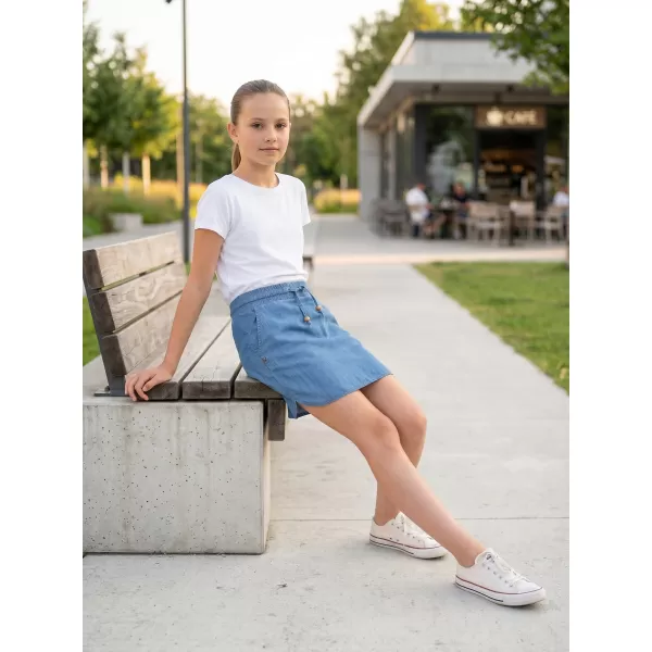  Dívčí sukně SAM 73 GZ 514 SVĚTLÁ DENIM 