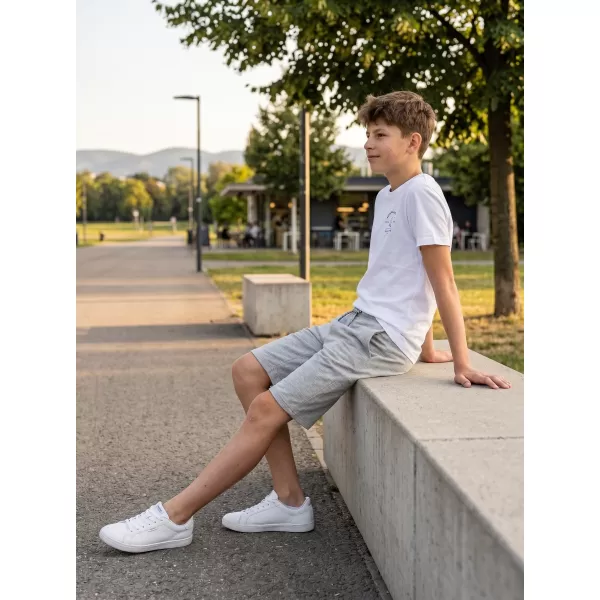  Dětské šortky SAM 73 BILLIO KPAN144 SVĚTLE ŠEDÁ 