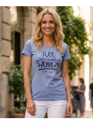 Dámské triko SAM 73 KYRINA LTSN476 TMAVĚ MODRÁ