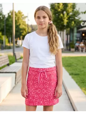 Dívčí sukně SAM 73 GZ 517 SVĚTLE RŮŽOVÁ