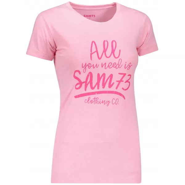  Dámské triko SAM 73 KYRINA LTSN476 RŮŽOVÁ 