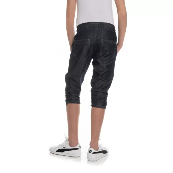  Dívčí 3/4 kalhoty SAM 73 GS 516 TMAVÁ DENIM 