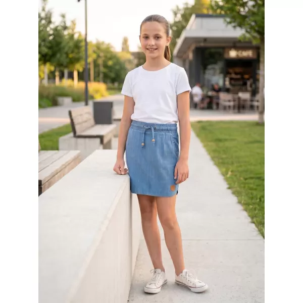  Dívčí sukně SAM 73 GZ 514 SVĚTLÁ DENIM 