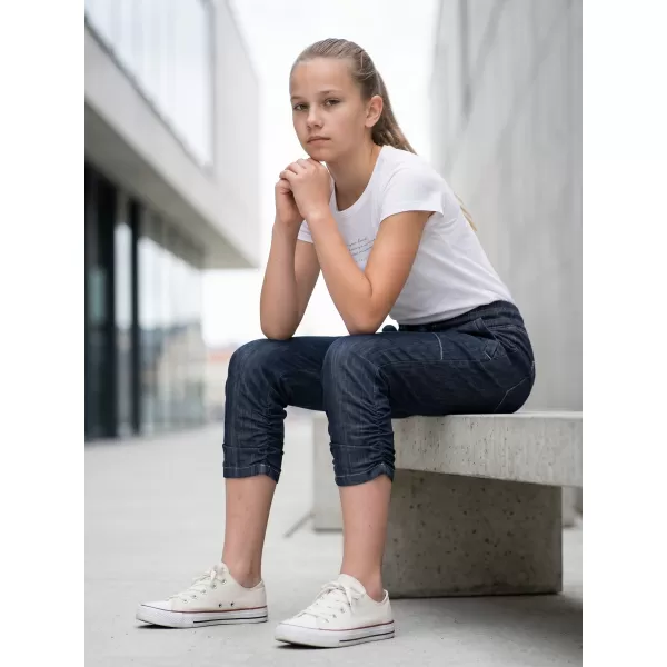  Dívčí 3/4 kalhoty SAM 73 GS 516 TMAVÁ DENIM 