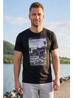 Pánské triko SAM 73 WALTYR MTSN393 ČERNÁ