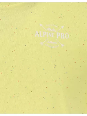 Pánské tričko s krátkým rukávem ALPINE PRO ALBERT MTSN374 ŽLUTÁ