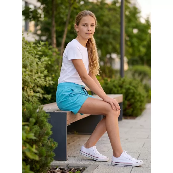  Dívčí šortky SAM 73 GS 517 NEON MODRÁ 