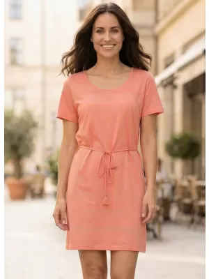 Dámské šaty LUHTA FLORA 33325325 CORAL/RED