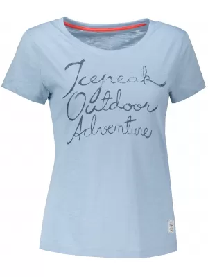 Dámské triko s krátkým rukávem ICEPEAK SIERRA 54676627 LIGHT BLUE