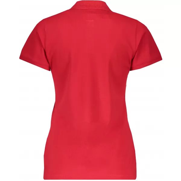  Dámské triko s límečkem FRUIT OF THE LOOM FIT POLO RED 