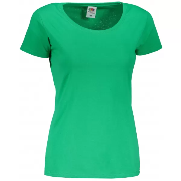  Dámské tričko FRUIT OF THE LOOM LADY FIT KELLY GREEN 