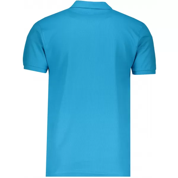 Pánské triko s límečkem FRUIT OF THE LOOM PREMIUM POLO AZURE BLUE 