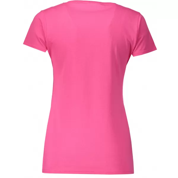  Dámské tričko FRUIT OF THE LOOM LADY FIT FUCHSIA 