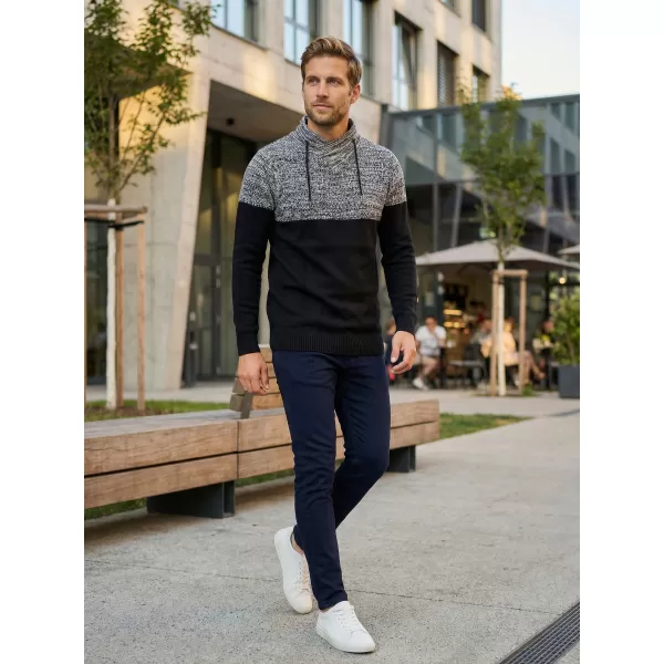  Pánský svetr ALTISPORT HIEUX MPLP076 ČERNÁ 