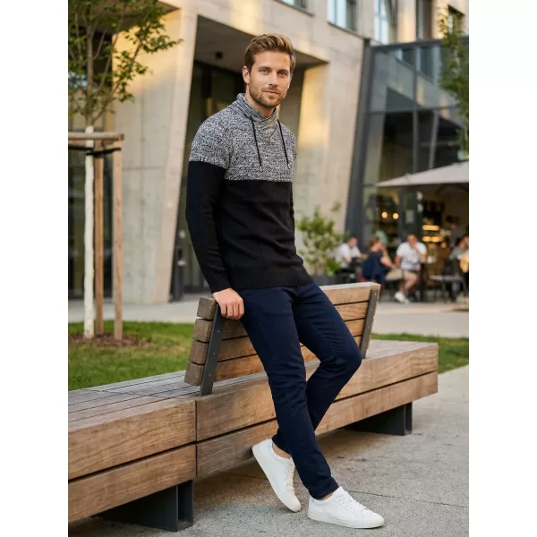  Pánský svetr ALTISPORT HIEUX MPLP076 ČERNÁ 