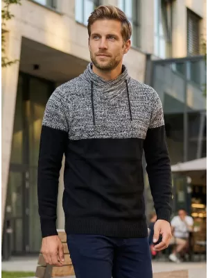 Pánský svetr ALTISPORT HIEUX MPLP076 ČERNÁ