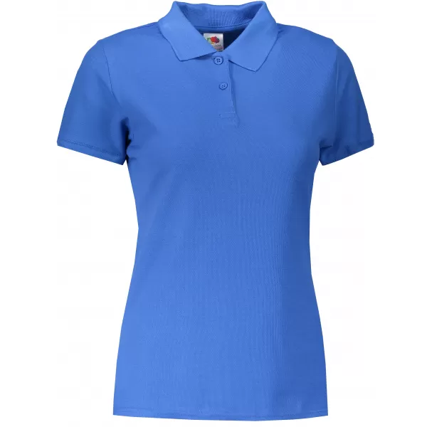  Dámské triko s límečkem FRUIT OF THE LOOM LADY-FIT PREMIUM POLO ROYAL BLUE 